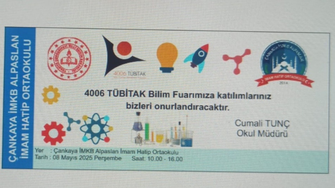 Okulumuzda Bilim Fuarı Düzenliyoruz 08/05/2025
